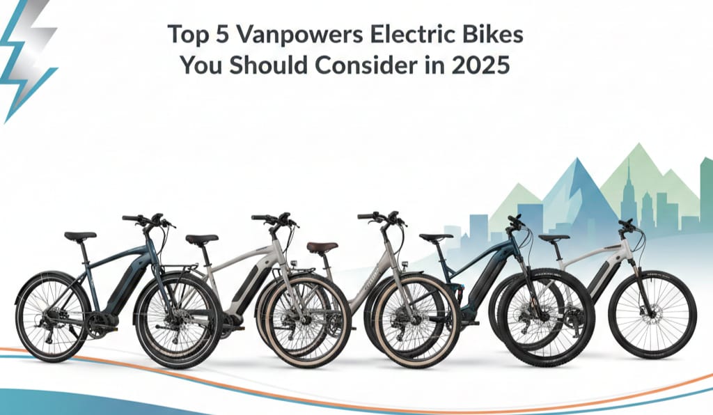 Top 5 Vanpowers E-Bikes for Commuting, Adventure & Off-Road (2025)